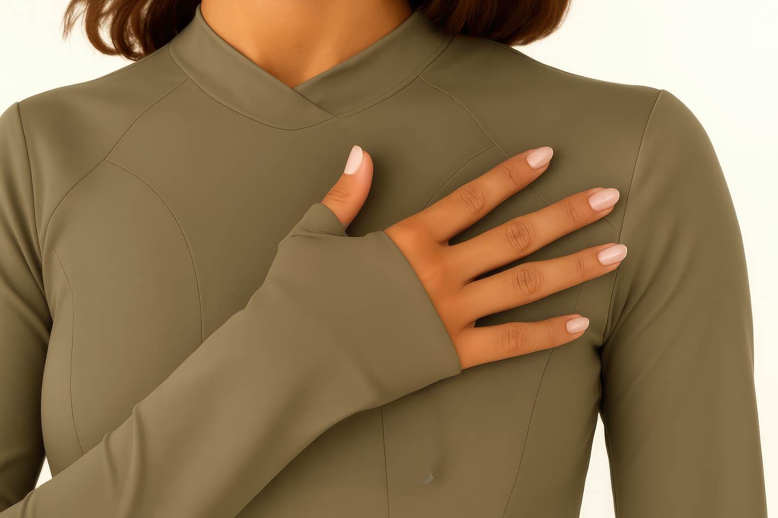 Bahr-Bikini Vert Olive — Combinaison Une Pièce Couvrance Totale – Image 5